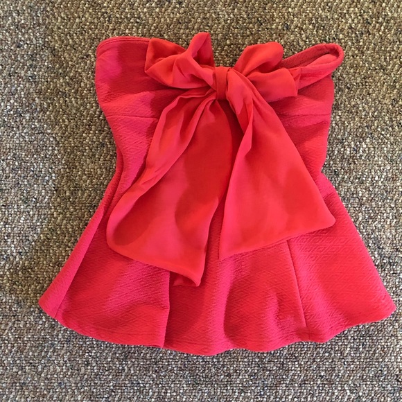 Red y2k 2000s tube top - Picture 2 of 3